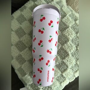 Hydrapeak Cherry Print Tumbler with Handle